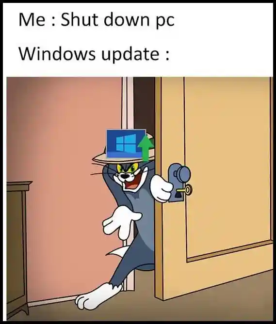 A kikapcsolhatatlan Windows update